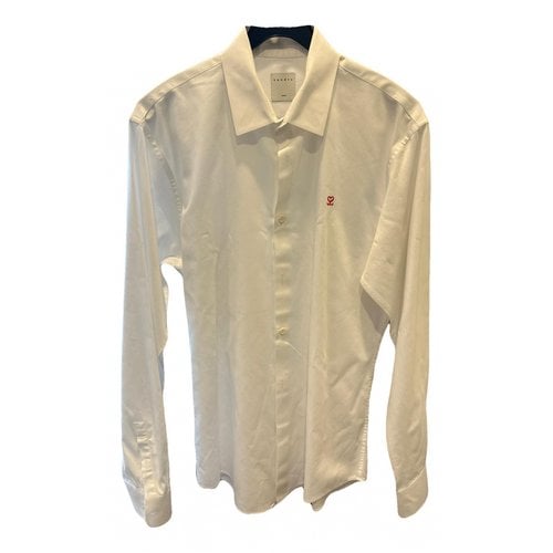 Pre-owned Sandro Fall Winter 2020 Shirt In White