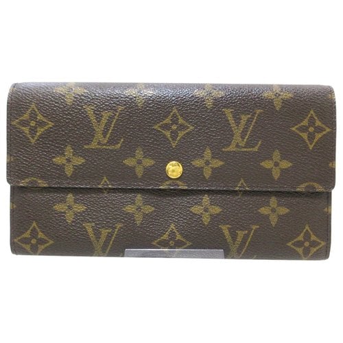 Pre-owned Louis Vuitton Wallet In Brown