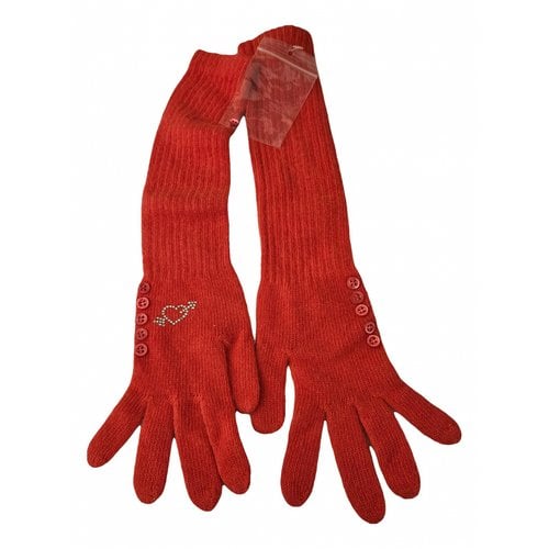 Pre-owned Blugirl Folies Wool Long Gloves In Other