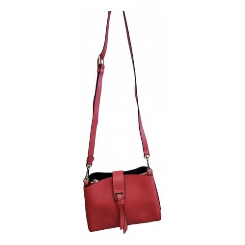 Pre-owned Coccinelle Leather Handbag In Red