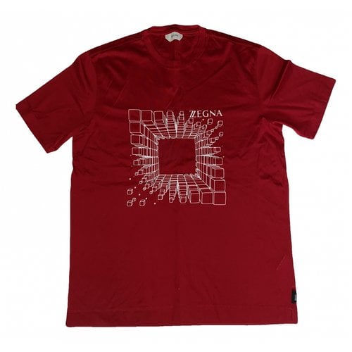 Pre-owned Zegna T-shirt In Red