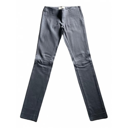 Pre-owned Mauro Grifoni Slim Pants In Black