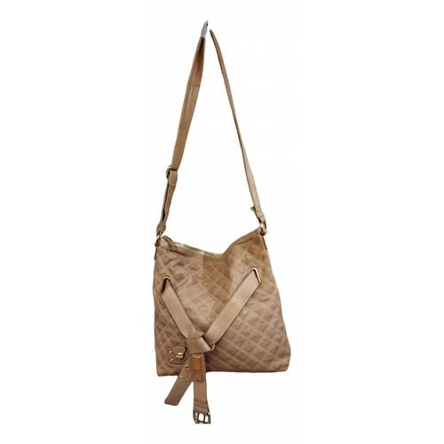 Pre-owned Marc Jacobs Leather Handbag In Beige