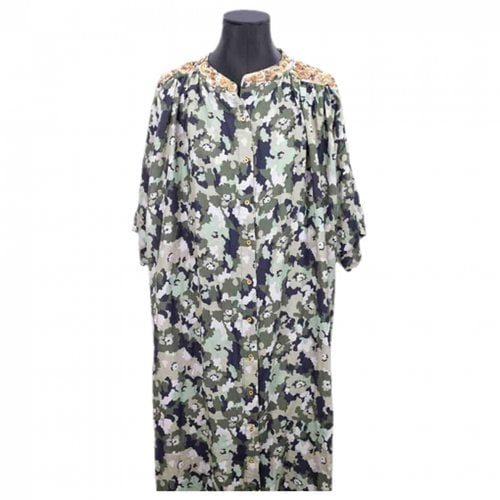 Pre-owned Manoush Maxi Dress In Green