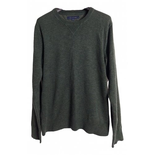 Pre-owned Tommy Hilfiger Pull In Green