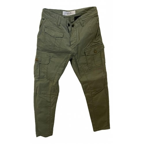 Pre-owned Replay Trousers In Khaki