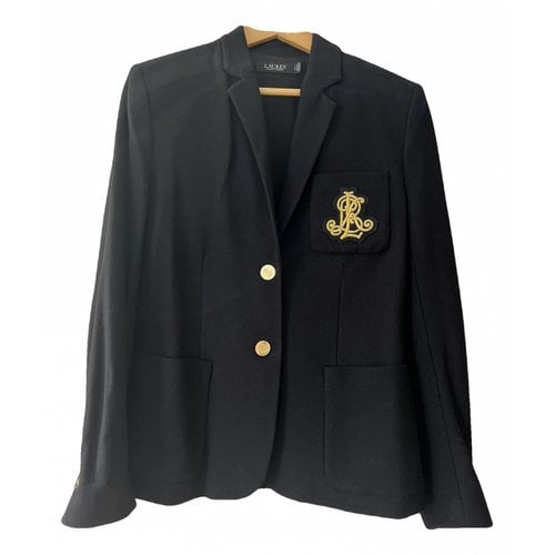 Pre-owned Lauren Ralph Lauren Suit Jacket In Black