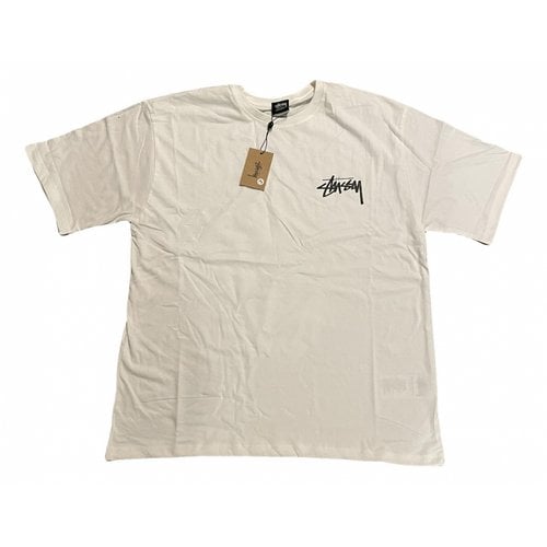 Pre-owned Stussy T-shirt In White