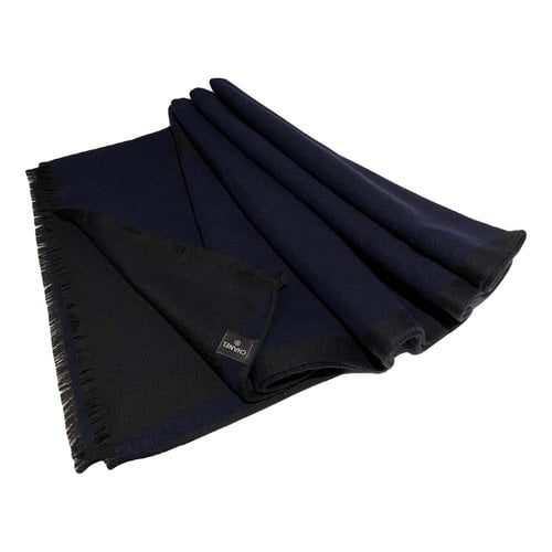 Pre-owned Chanel Cashmere Stole In Blue