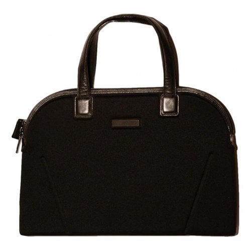 Pre-owned Issey Miyake Handbag In Black