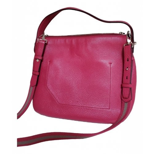 Pre-owned Bally Leather Crossbody Bag In Pink