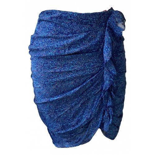 Pre-owned Isabel Marant Étoile Mini Skirt In Blue