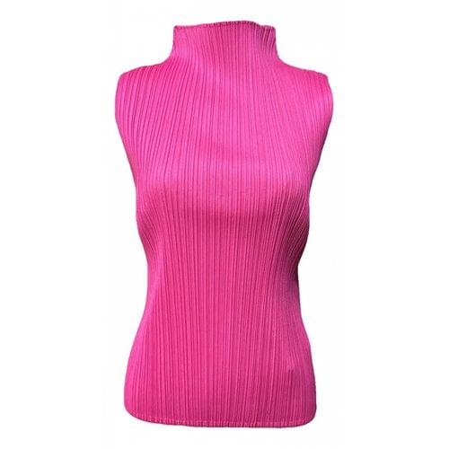 Pre-owned Pleats Please Vest In Pink