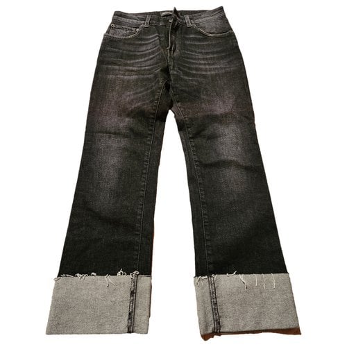 Pre-owned Department 5 Straight Jeans In Grey