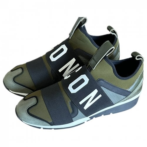 Pre-owned Dsquared2 New Runner Low Trainers In Green