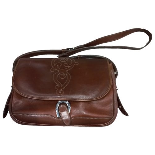Pre-owned Gucci Leather Crossbody Bag In Brown