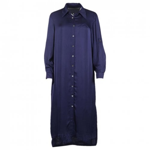 Pre-owned Raquel Allegra Mid-length Dress In Blue