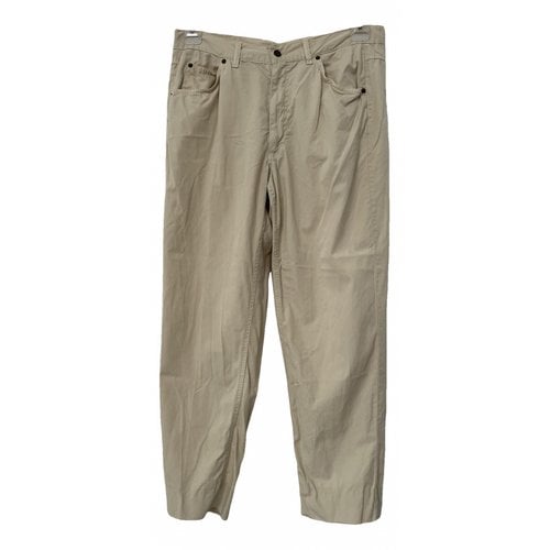 Pre-owned Valentino Chino Pants In Beige