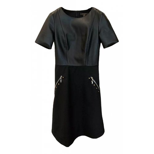 Pre-owned Louis Vuitton Wool Mid-length Dress In Black