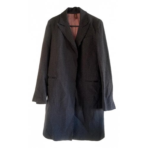 Pre-owned Dondup Trench Coat In Grey