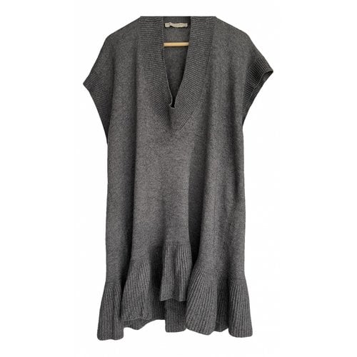 Pre-owned Stella Mccartney Cashmere Mid-length Dress In Grey