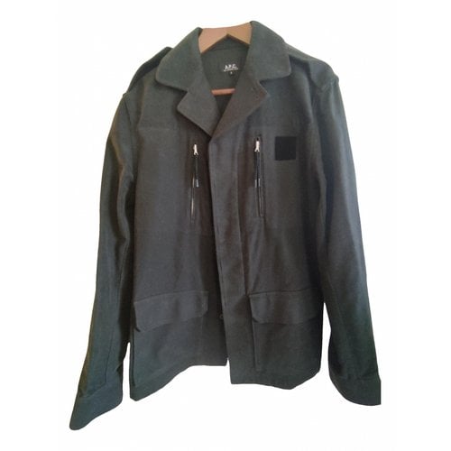 Pre-owned Apc Jacket In Green