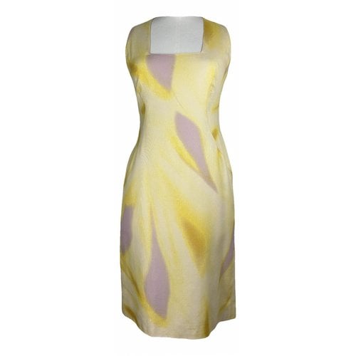 Pre-owned Versace Silk Mini Dress In Multicolour