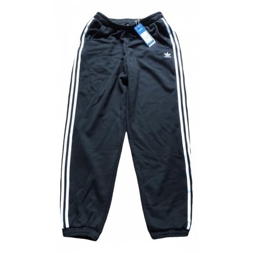 Pre-owned Adidas Originals Large Pants In Black
