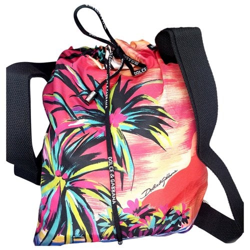 Pre-owned Dolce & Gabbana Backpack In Multicolour