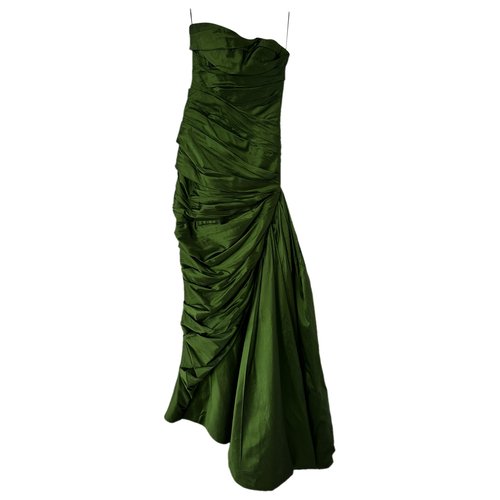 Pre-owned Rasario Dress In Green
