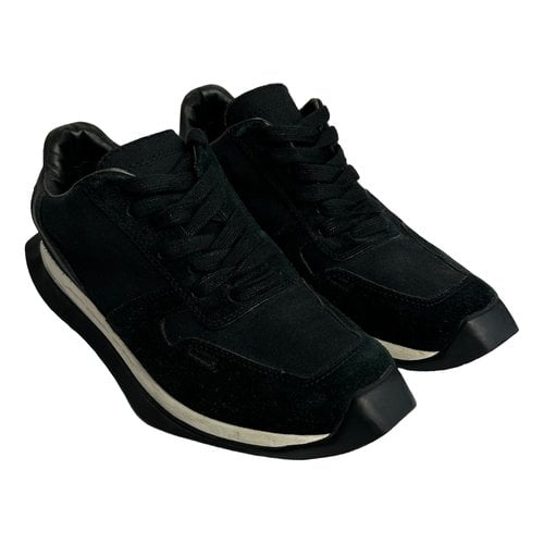 Pre-owned Rick Owens Trainers In Black