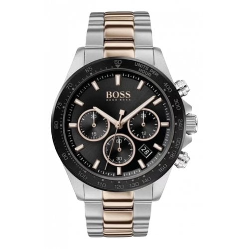 Pre-owned Hugo Boss Watch In Silver