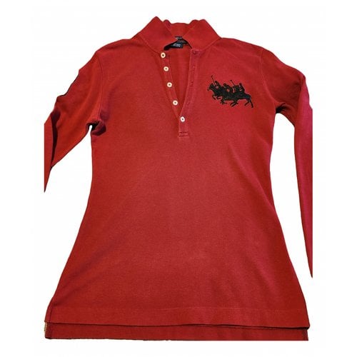 Pre-owned Polo Ralph Lauren Polo In Burgundy