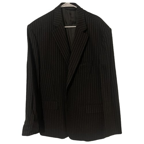 Pre-owned Balenciaga Wool Suit In Black