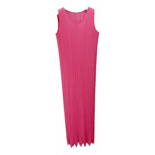 Pre-owned Issey Miyake Mid-length Dress In Pink