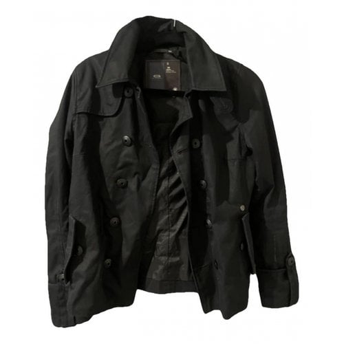 Pre-owned G-star Raw Trench Coat In Black