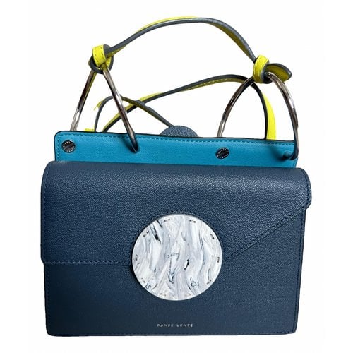Pre-owned Danse Lente Leather Handbag In Blue