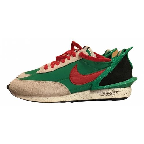 Pre-owned Nike Daybreak Leather Low Trainers In Green