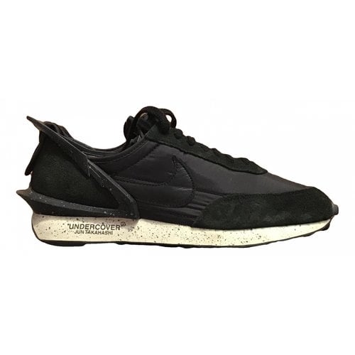 Pre-owned Nike Daybreak Leather Low Trainers In Black