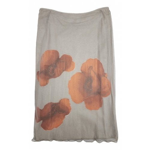 Pre-owned Max & Co Mid-length Skirt In Beige