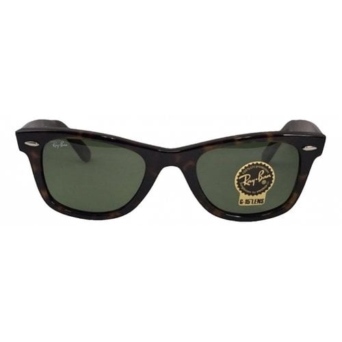Pre-owned Ray Ban Original Wayfarer Aviator Sunglasses In Green