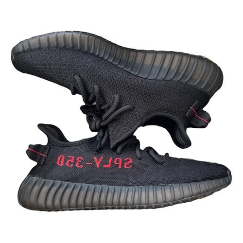 Pre-owned Yeezy X Adidas Boost 350 V2 Trainers In Black