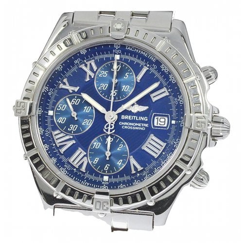 Pre-owned Breitling Watch In Blue