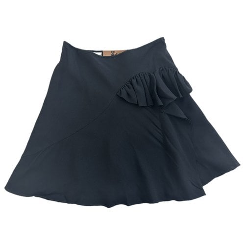 Pre-owned John Galliano Mini Skirt In Black