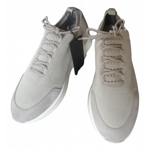 Pre-owned Arne Cloth Low Trainers In Grey