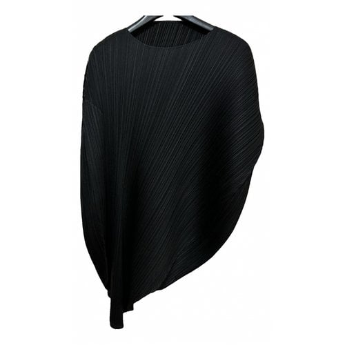 Pre-owned Pleats Please Vest In Black