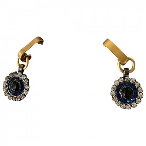 Pre-owned Elizabeth Cole Earrings In Blue