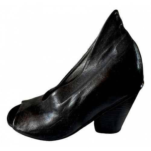 Pre-owned Marsèll Leather Heels In Black