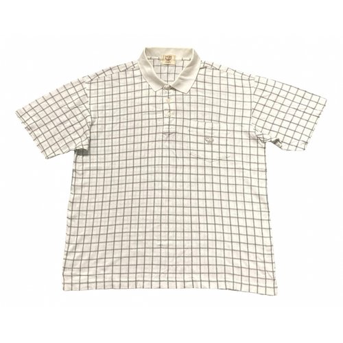 Pre-owned Mcm Polo Shirt In White
