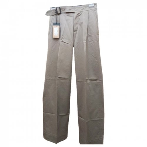 Pre-owned Dsquared2 Large Pants In Beige